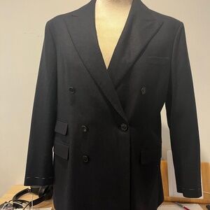 Brand new Polo Ralph Lauren double breasted 2 piece suit fabric made in Italy